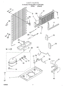 04 - Unit parts for Whirlpool Refrigerator ET14NKXJW00 from AppliancePartsPros.com