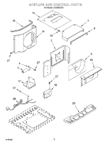 02 - Air Flow And Control parts for Whirlpool Air Conditioner ACQ082XK0 from AppliancePartsPros.com