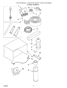 04 - Optional parts for Whirlpool Air Conditioner ACQ082XK0 from AppliancePartsPros.com