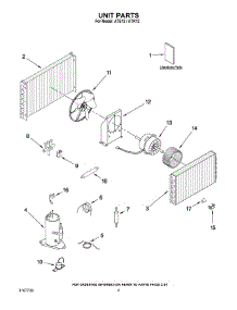 02 - Unit Parts parts for Whirlpool Air Conditioner ATE1242CPP0 from AppliancePartsPros.com