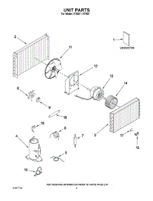 02 - Unit Parts parts for Whirlpool Air Conditioner ATE0753CPP0 from AppliancePartsPros.com