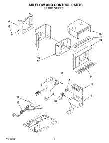 02 - Air Flow And Control Parts parts for Whirlpool Air Conditioner ACE124PT3 from AppliancePartsPros.com