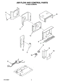 02 - Air Flow And Control Parts parts for Whirlpool Air Conditioner ACD052PS4 from AppliancePartsPros.com