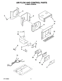 02 - Air Flow And Control Parts parts for Whirlpool Air Conditioner ACQ058PS6 from AppliancePartsPros.com