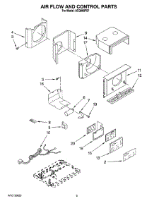 02 - Air Flow And Control Parts parts for Whirlpool Air Conditioner ACQ068PS7 from AppliancePartsPros.com
