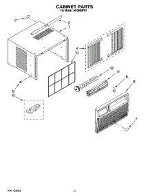 03 - Cabinet Parts parts for Whirlpool Air Conditioner ACQ068PS7 from AppliancePartsPros.com