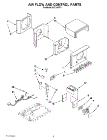 02 - Air Flow And Control Parts parts for Whirlpool Air Conditioner ACC108PT1 from AppliancePartsPros.com