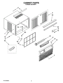 03 - Cabinet Parts parts for Whirlpool Air Conditioner ACC108PT1 from AppliancePartsPros.com