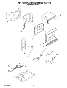 02 - Air Flow And Control Parts parts for Whirlpool Air Conditioner ACD052PS6 from AppliancePartsPros.com