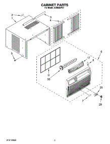 03 - Cabinet Parts parts for Whirlpool Air Conditioner ACM082PS7 from AppliancePartsPros.com