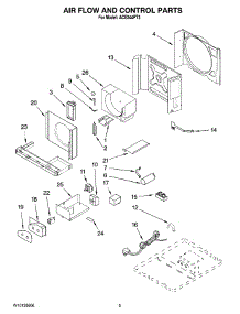 02 - Air Flow And Control Parts parts for Whirlpool Air Conditioner ACE244PT3 from AppliancePartsPros.com