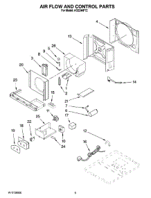 02 - Air Flow And Control Parts parts for Whirlpool Air Conditioner ACE244PT2 from AppliancePartsPros.com