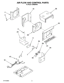 02 - Air Flow And Control Parts parts for Whirlpool Air Conditioner ACM082PS5 from AppliancePartsPros.com