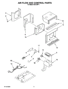 02 - Air Flow And Control Parts parts for Whirlpool Air Conditioner ACE124PT1 from AppliancePartsPros.com