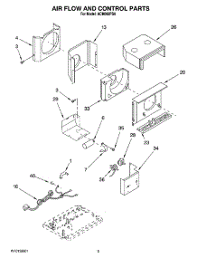 02 - Air Flow And Control Parts parts for Whirlpool Air Conditioner ACM082PS6 from AppliancePartsPros.com