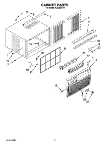 03 - Cabinet Parts parts for Whirlpool Air Conditioner ACE082PT1 from AppliancePartsPros.com