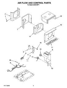 02 - Air Flow And Control Parts parts for Whirlpool Air Conditioner ACM124PT1 from AppliancePartsPros.com