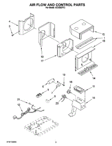 02 - Air Flow And Control Parts parts for Whirlpool Air Conditioner ACE082PT3 from AppliancePartsPros.com