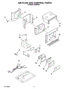 02 - Air Flow And Control Parts parts for Whirlpool Air Conditioner ACQ058PS5 from AppliancePartsPros.com