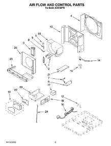 02 - Air Flow And Control Parts parts for Whirlpool Air Conditioner ACQ158PT0 from AppliancePartsPros.com