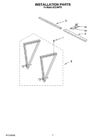 05 - Installation Parts parts for Whirlpool Air Conditioner ACE184PT0 from AppliancePartsPros.com