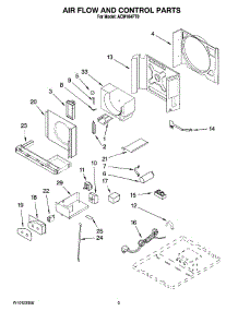 02 - Air Flow And Control Parts parts for Whirlpool Air Conditioner ACM184PT0 from AppliancePartsPros.com