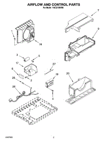 02 - Air Flow And Control Parts parts for Whirlpool Air Conditioner YACQ128XR0 from AppliancePartsPros.com