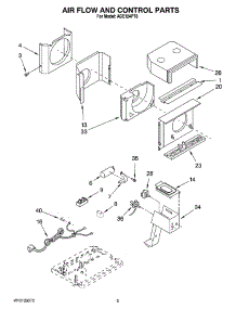 02 - Air Flow And Control Parts parts for Whirlpool Air Conditioner ACE124PT0 from AppliancePartsPros.com