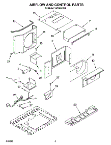 02 - Air Flow And Control Parts parts for Whirlpool Air Conditioner YACQ082XK1 from AppliancePartsPros.com
