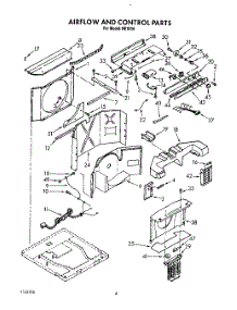 03 - Air Flow And Control parts for Whirlpool Air Conditioner RE183A from AppliancePartsPros.com