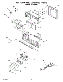02 - Air Flow And Control Parts parts for Whirlpool Air Conditioner YACM052MM0 from AppliancePartsPros.com
