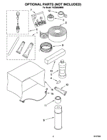 04 - Optional  Parts (Not Included) parts for Whirlpool Air Conditioner YACM052MM0 from AppliancePartsPros.com