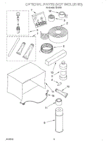 05 - Optional parts for Whirlpool Air Conditioner RA1010 from AppliancePartsPros.com