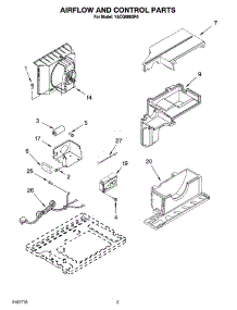 02 - Air Flow And Control Parts parts for Whirlpool Air Conditioner YACQ088XP0 from AppliancePartsPros.com