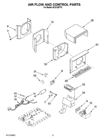 02 - Air Flow And Control Parts parts for Whirlpool Air Conditioner ACQ128PT0 from AppliancePartsPros.com
