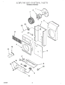 02 - Airflow And Control parts for Whirlpool Air Conditioner ACS072XE0 from AppliancePartsPros.com