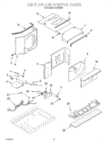 02 - Airflow And Control parts for Whirlpool Air Conditioner CA10WR90 from AppliancePartsPros.com