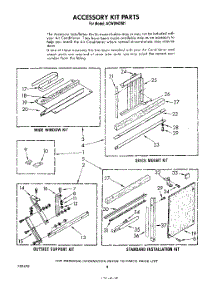 06 - Accessory Kit parts for Whirlpool Air Conditioner ACW094XT0 from AppliancePartsPros.com