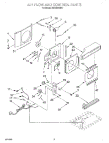 02 - Air Flow And Control parts for Whirlpool Air Conditioner BHAC0500BS1 from AppliancePartsPros.com