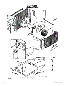 02 - Unit parts for Whirlpool Air Conditioner BHAC1230XS0 from AppliancePartsPros.com