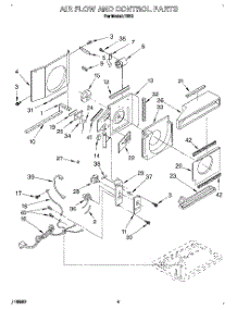 03 - Air Flow And Control parts for Whirlpool Air Conditioner R612 from AppliancePartsPros.com