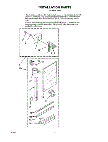 06 - Installation parts for Whirlpool Air Conditioner R612 from AppliancePartsPros.com