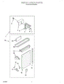 05 - Installation parts for Whirlpool Air Conditioner ACV052XG1 from AppliancePartsPros.com