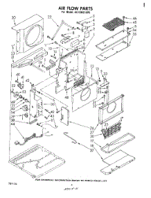 03 - Section parts for Whirlpool Air Conditioner ACE082XP0 from AppliancePartsPros.com