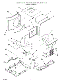 02 - Air Flow And Control parts for Whirlpool Air Conditioner ACE082XK0 from AppliancePartsPros.com