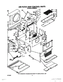 03 - Air Flow And Control parts for Whirlpool Air Conditioner ACE082XS1 from AppliancePartsPros.com