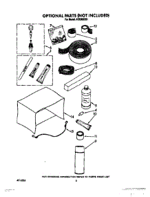 04 - Optional parts for Whirlpool Air Conditioner ACE082XS1 from AppliancePartsPros.com