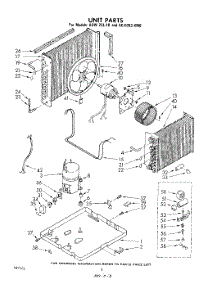 02 - Section parts for Whirlpool Air Conditioner ACE082XM0 from AppliancePartsPros.com