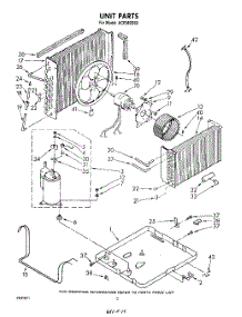 02 - Unit , Literature parts for Whirlpool Air Conditioner ACE082XS0 from AppliancePartsPros.com