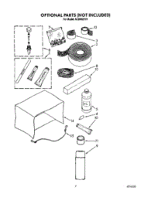 05 - Optional parts for Whirlpool Air Conditioner ACE082XY0 from AppliancePartsPros.com